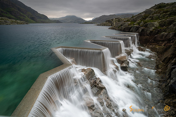 Dam ved Svartevatnet, Sauda