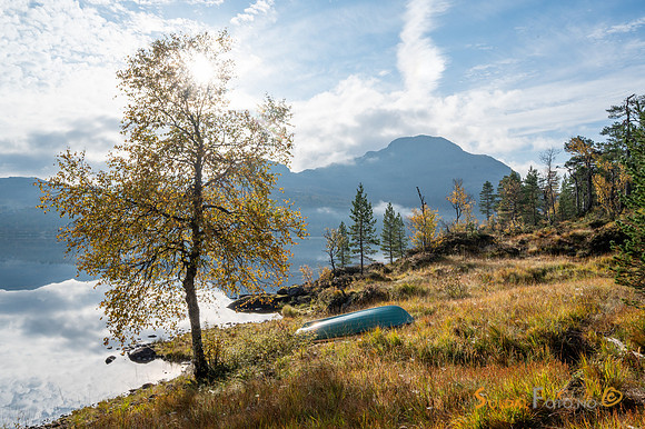 Hauststemning frå Mosvatnet, Gullingen