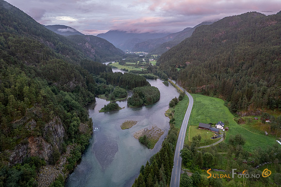 Suldalslågen ved Kvamen
