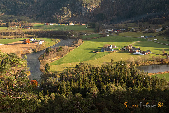Ritlandsneset og Mo i Suldal