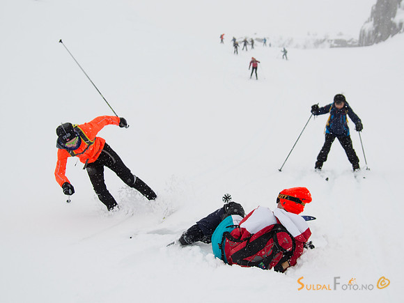 Fall på ski