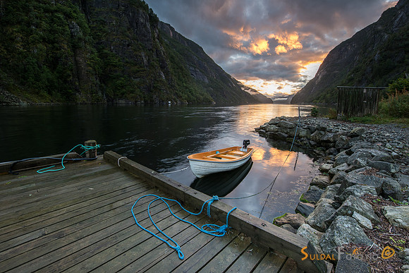 Kveld i Hylsfjorden