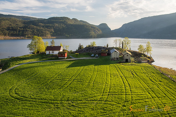 Vika (Kvilldal) og Suldalsvatnet