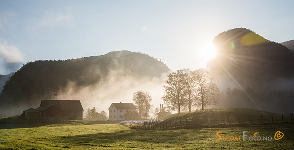 Tåke, Suldalsosen