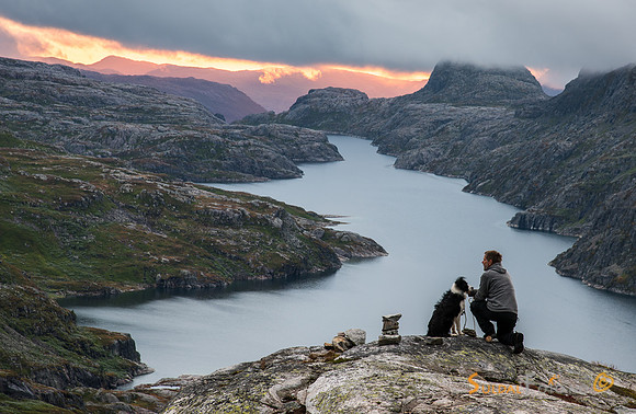 Over Stovedalsvatnet