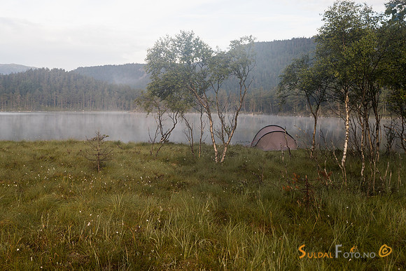 Telting ved Nordalsvatn