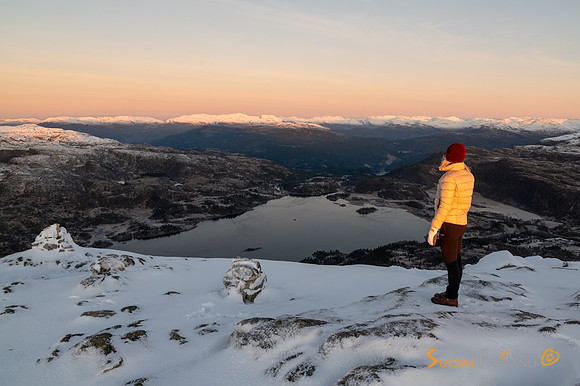 Tidleg desembermorgon på Gullingen