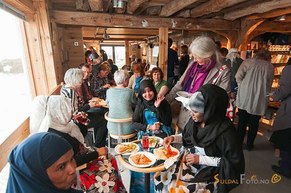 Frå Internasjonal kafe, Ryfylkemuseet.