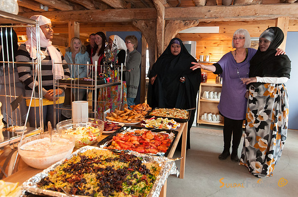 Frå Internasjonal kafe, Ryfylkemuseet.