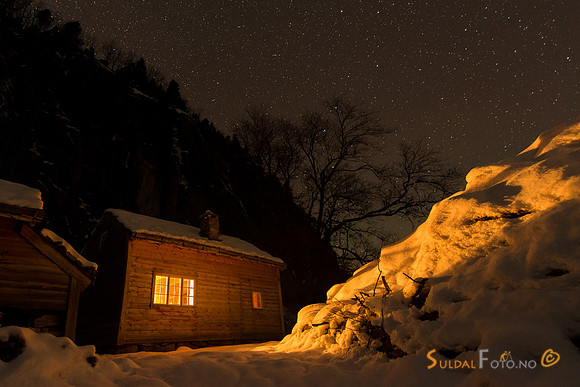 Natt ved Røynevarden