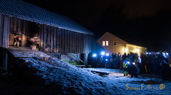 Frå nissekveld på Kolbeinstveit (Ryfylkemuseet)