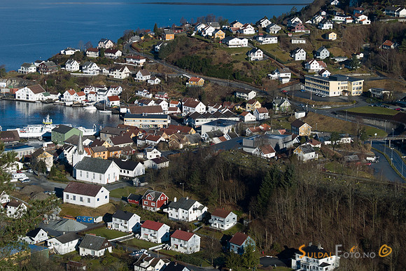 Sand frå Fiskeberget. Sentrum, Norenden og Haugen